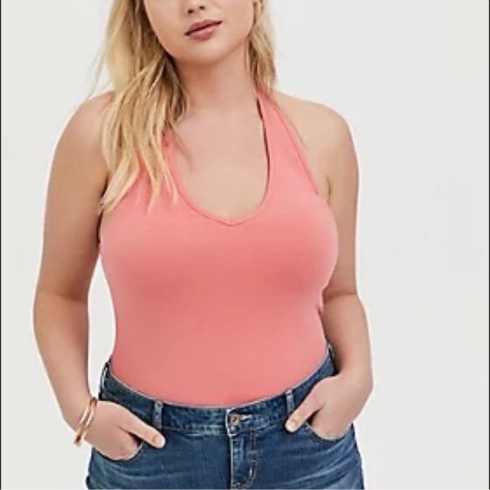 Torrid Orange Halter Top size 2X
